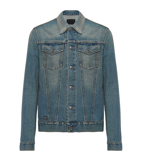 prada denim jacket men|prada bomber jacket for men.